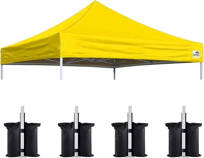 Eurmax USA New 10x10 Pop Up Canopy Replacement Canopy Tent Top Cover, Instant by Eurmax
