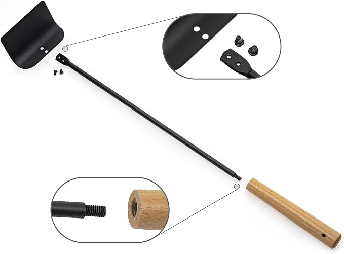 Onlyfire BBQ Charcoal Rake, 21 Inch Charcoal Ash Tool - Image 7