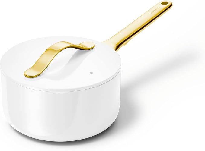 Caraway Nonstick Ceramic Sauce Pan by Caraway