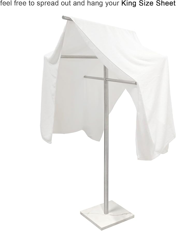 Marble Base Free Standing Hot Tub Towel Rack - Image 5