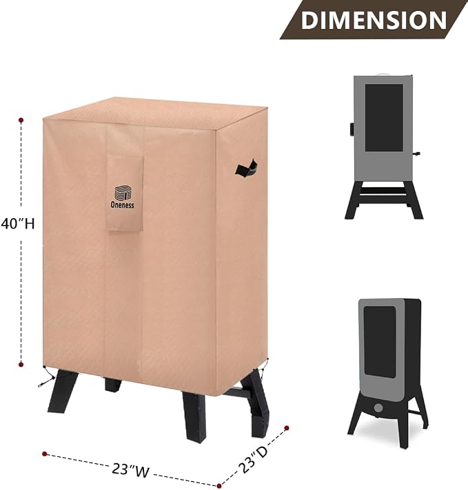 Oneness Heavy-Duty Waterproof Smoker Cover - Image 2