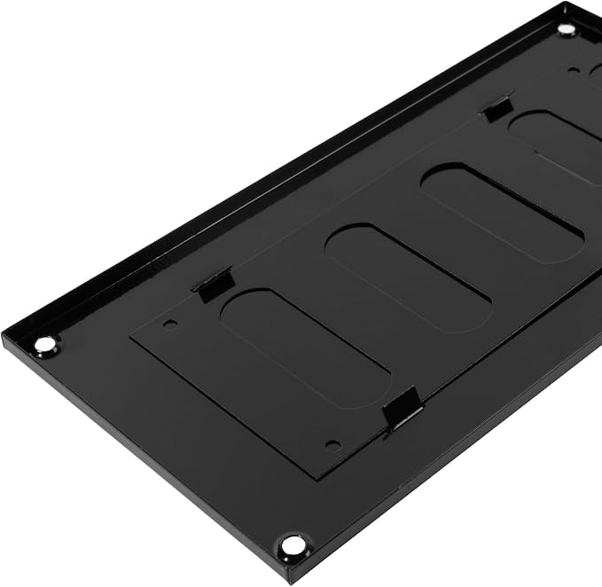 8" x 4" Inch Black Adjustable Air Wall Vent Cover - Image 8