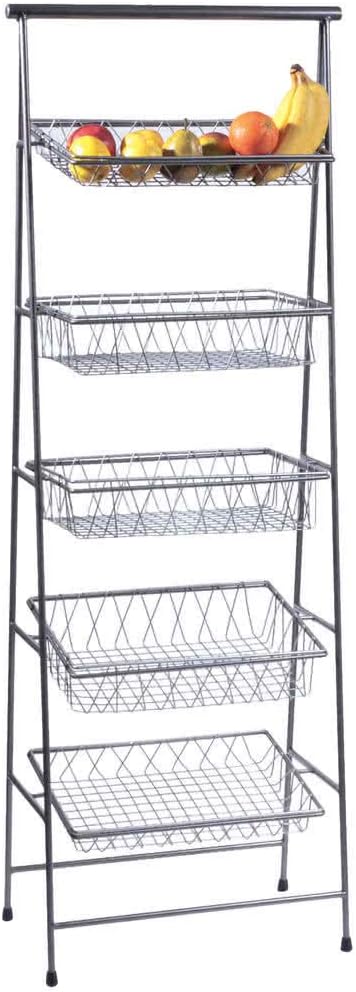 G.E.T. IR-903 Gray 18 Wire Pastry Basket - Image 2