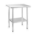 Hally Stainless Steel Table for Prep & Work 24 x 30 Inches, NSF Commercial by HallySinksTablesH