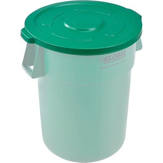 Global Industrial 55 Gallon Garbage Can Lid - Image 6