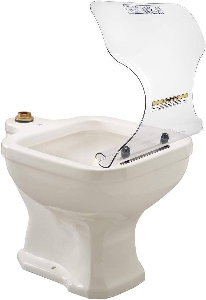 The Shield Plexiglass Splash Guard hopper or service sink personal protective - Image 2