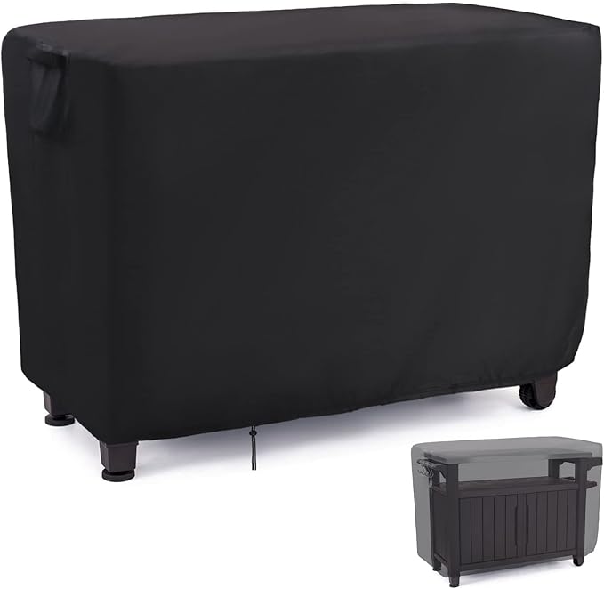Patio Prep Table Cover for 52 Inch Keter Unity XL Portable Outdoor Table by Jungdaoutdoorfurniturecover