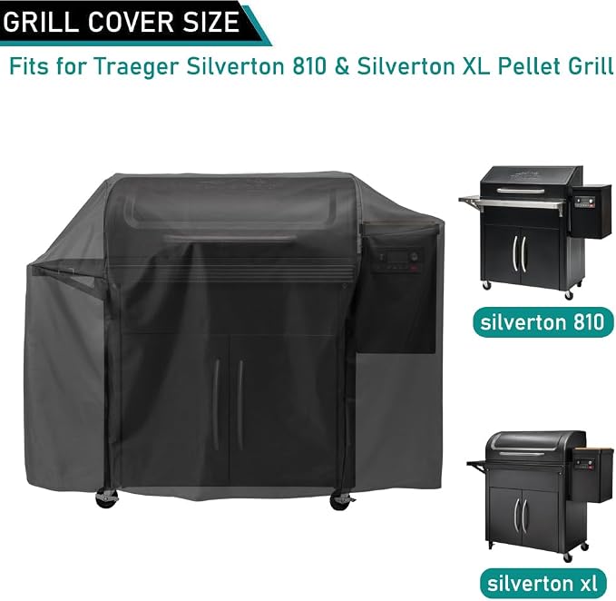 ZJYWSCH Grill Cover for Traeger Silverton 810 - Image 2