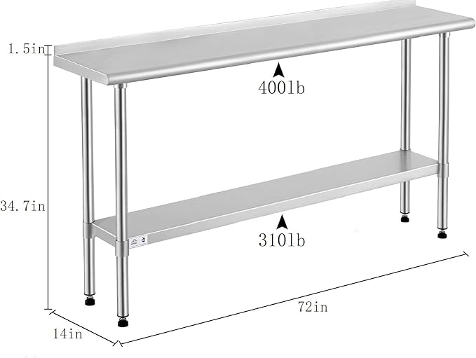 ROCKPOINT Stainless Steel Table - Image 3