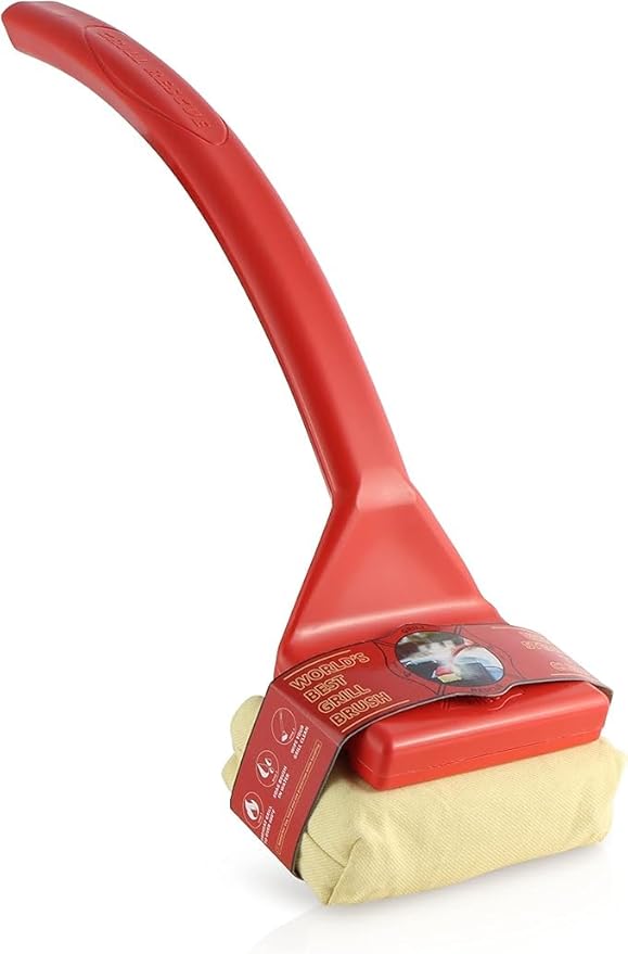 Grill Brushes Bristle-Free Replaceable Head for Griddles and Grates