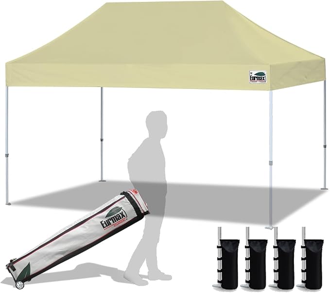 Eurmax USA 10'x15' Pop Up Canopy Tent Commercial Instant Canopies by Eurmax