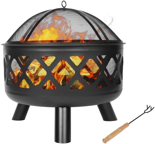 Red Mountain Valley 24'' Outdoor Wood Burning Fire Pit by RedMountainValley