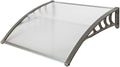 Simply-Me 40" x 40" Door Window Awning Polycarbonate Cover Front Door Outdoor by Unknown