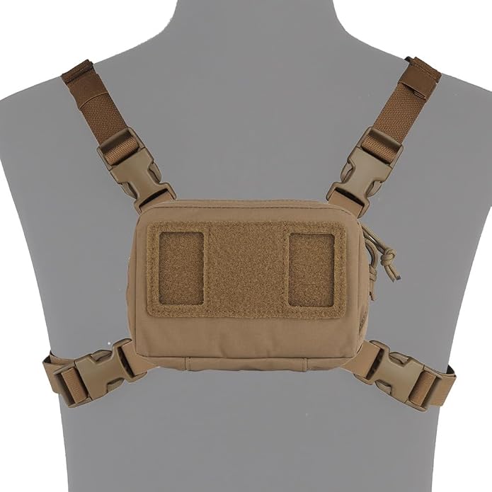 FoldPanel Tactical Chest Vest Pouch Set, Chest Rig Phone Mount as 4.7-6.7" - Image 2