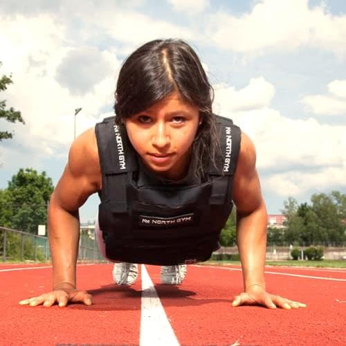 Northgym Adjustable Weighted Vest/Incl. 3D Weight Plates in 14lbs / 20lbs/ - Image 9