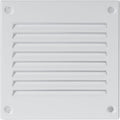 Repa Market 4 x 4 Inch Air Vent Cover/White Galvanized Steel Louvered Grill by RepaMarket