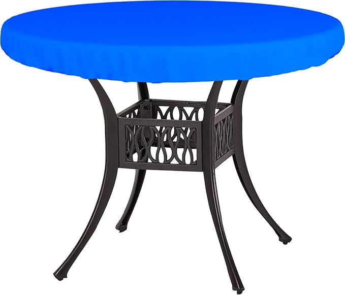 Covers & All Round Table Top Cover, 18 Oz Heavy Duty Waterproof UV & Weather by CoversAll