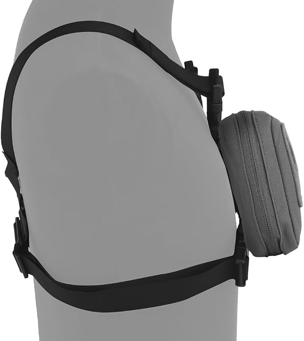 FoldPanel Tactical Chest Vest Pouch Set, Chest Rig Phone Mount as 4.7-6.7" - Image 4