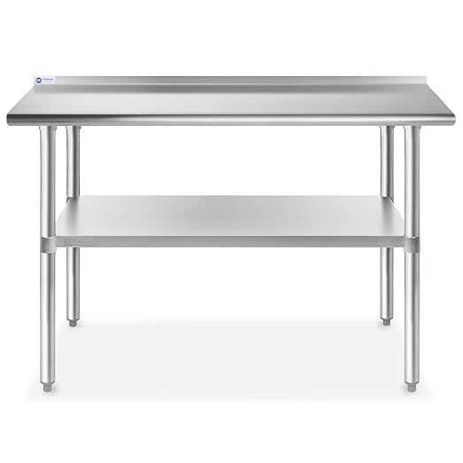 GRIDMANN Stainless Steel Kitchen Prep Table 72 x 30 Inches - Image 2