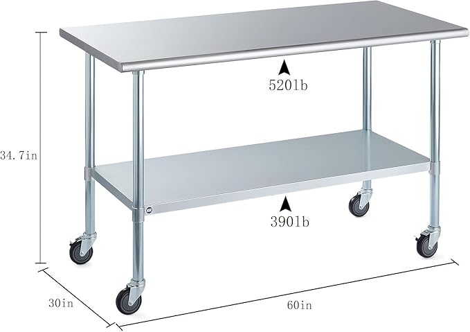 ROCKPOINT Stainless Steel Table - Image 4