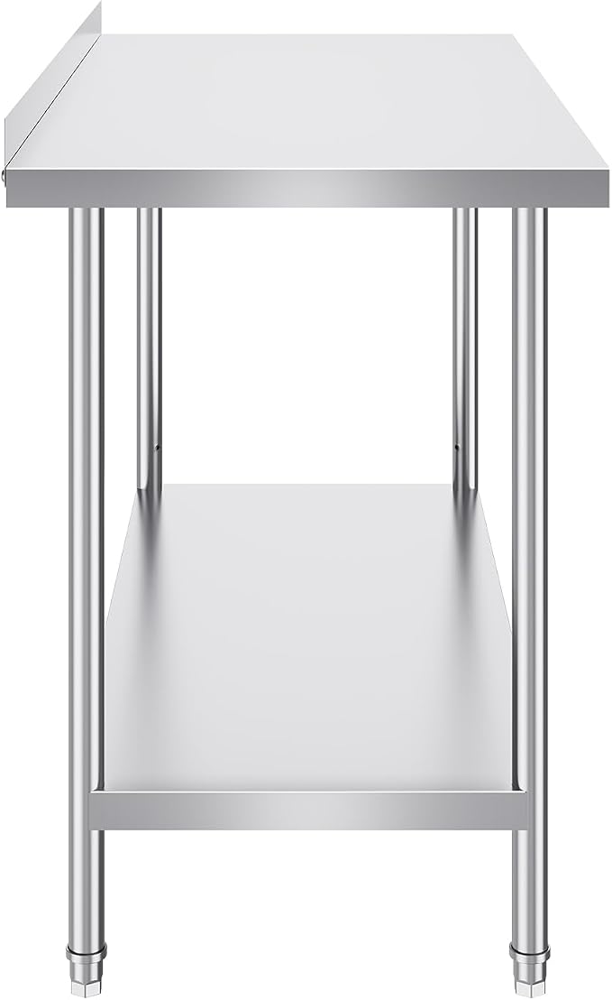 VEVOR 24 x 48 x 36 Inch Stainless Steel Work Table, Commercial Food Prep - Image 9