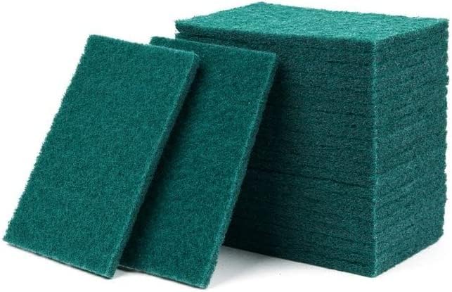 100 Pack Heavy Duty Scouring Pads 3x4 Inch – Green Scrubbing Pads, Non Scratch - Image 7