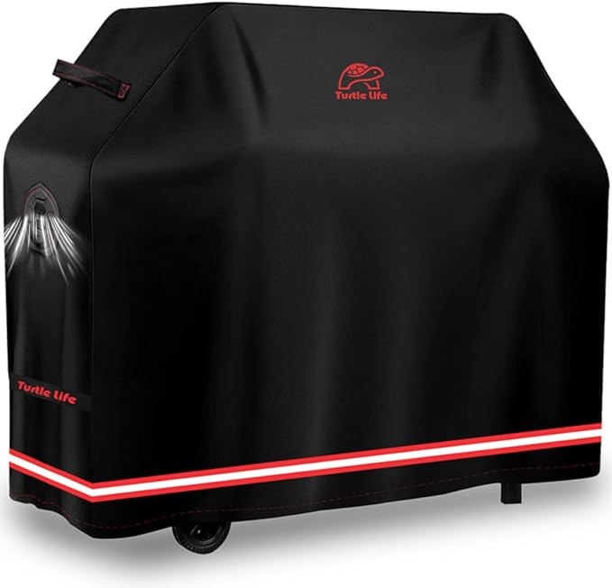 Turtle Life BBQ Grill Cover, 64 Inch Heavy Duty Waterproof 4-6 Burner Barbecue by TurtleLife