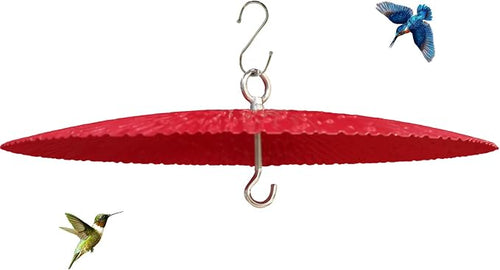 13" Bird Feeder Baffle, Metal Hummingbird Feeder Rain Guard, Metal Hanging by Manlikamu
