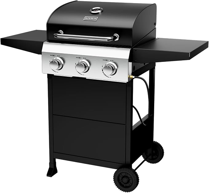 ROVSUN 3-Burner Propane Gas BBQ Grill by ROVSUN