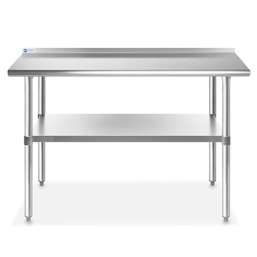 GRIDMANN Stainless Steel Kitchen Prep Table 48 x 24 Inches - Image 2
