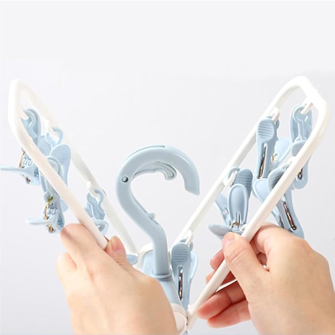 Clothes Drying Racks 2 Pack Small Folding Portable Underwear Hangers - Image 3