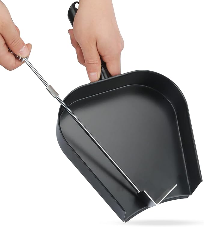 Ash Pan for Big Green Egg, Stainless Steel Ash Tool Kit Ash Tool Poker Rake Set by Burly+grill