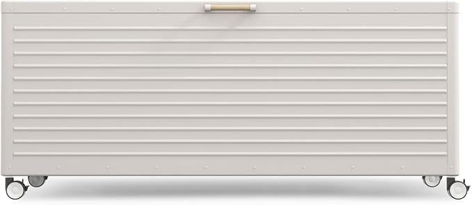 MIRADOR 281 Gallon Outdoor Storage Box Waterproof, Metal Deck Box - Image 2