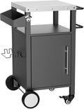 Outdoor Grill Cart with Storage, Stainless Steel Top, Movable Patio Kitchen by Unknown