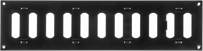 Repa Market 16" x 4" Inch Black Adjustable Air Vent Cover by RepaMarket