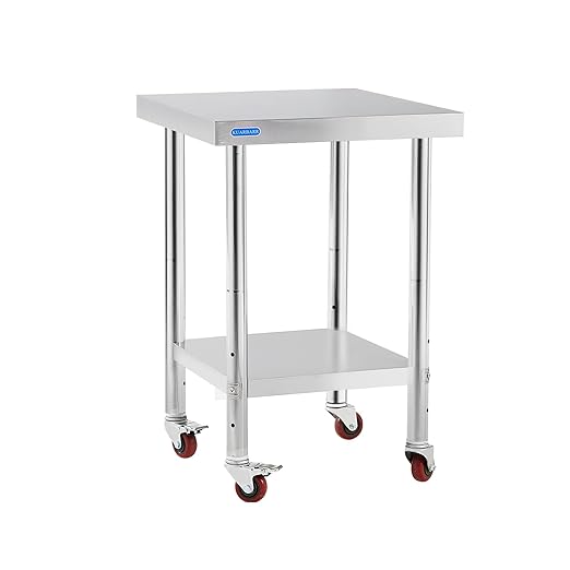 Stainless Steel Table for Prep & Work by KUARBARR