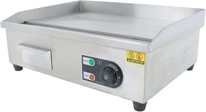 findmall 22 Inch Teppanyaki Grill 1600W Commercial Electric Griddle - Image 4