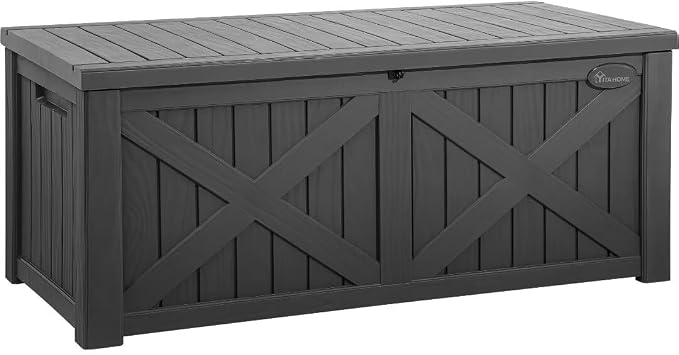 YITAHOME 120 Gallon Large Outdoor Storage Box by YITAHOME
