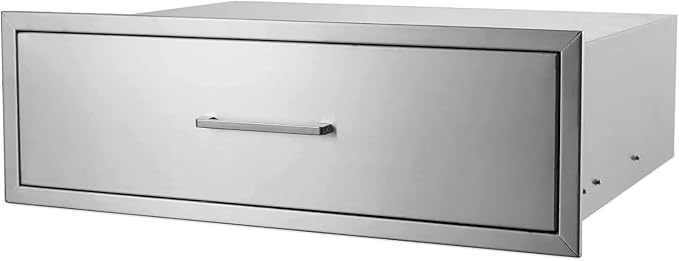Outdoor Kitchen Drawers, Stainless Steel BBQ Single Drawer - Image 3