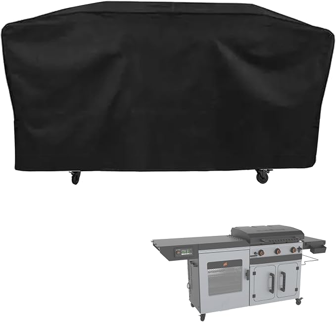 Grill Cover for Blackstone Bronco 3 Burner 28" XL Griddle Vertical Smoker by Intetiow