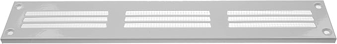Repa Market 12x2 Inch Air Vent Cover/White Galvanized Steel Louvered Grill Cover - Image 9