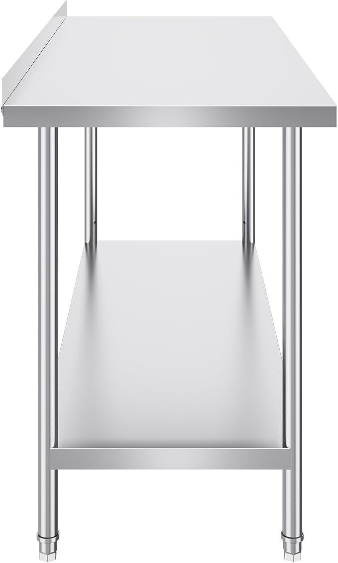 VEVOR 24 x 60 x 36 Inch Stainless Steel Work Table, Commercial Food Prep - Image 9