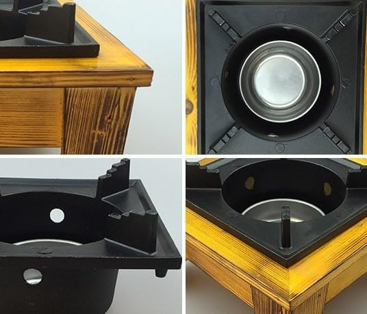 Jerliflyer Alcohol Wood Stove, Japanese Portable Stove Belly Stove - Image 7