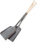 Garneck 2pcs Metal Ash Shovel Lightweight Portable Coal and Fireplace Scoop by GARNECK