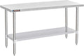 DuraSteel 24x72 Stainless Steel Work Table by DuraSteel
