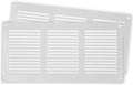 Repa Market 2-Pack 12x6 Inch Air Vent Cover/White Galvanized Steel Louvered by RepaMarket
