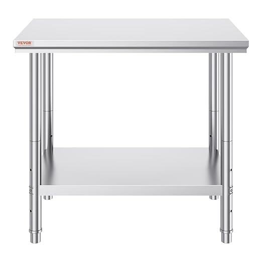 Vevor Stainless Steel 900x600x800 mm Commercial Kitchen Prep & Heavy Duty Metal - Image 10