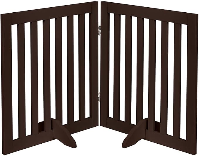 unipaws 24”H Free Standing Pet Gate by unipaws