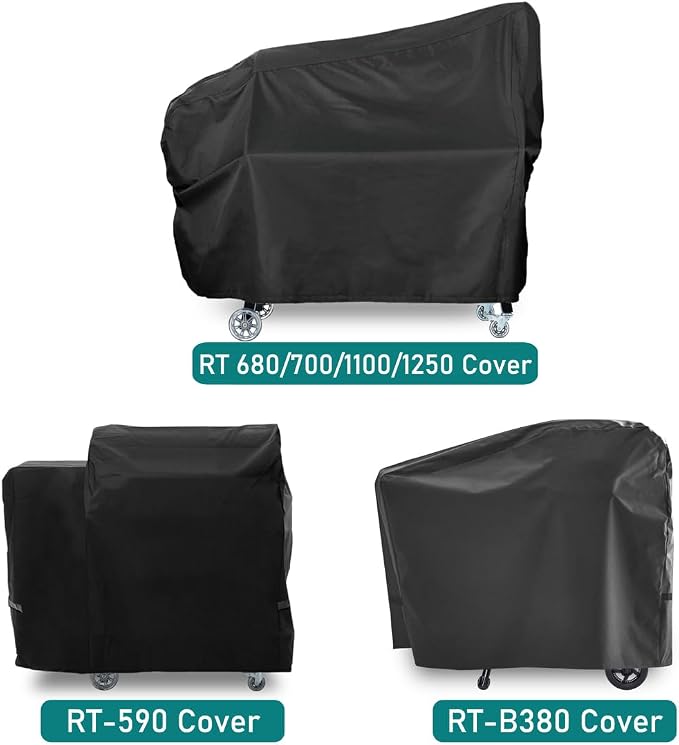 ZJYWSCH Grill Cover for Offset Smoker for Rec Tec Flagship XL 1400 Pellet - Image 7