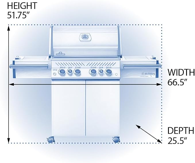 Napoleon PRO500RSIBPSS-3 Prestige PRO BBQ Propane Gas Grill, 500 sq.in. + - Image 13